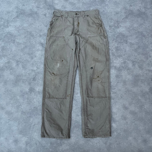 Pantalon Carhartt double knee style usé