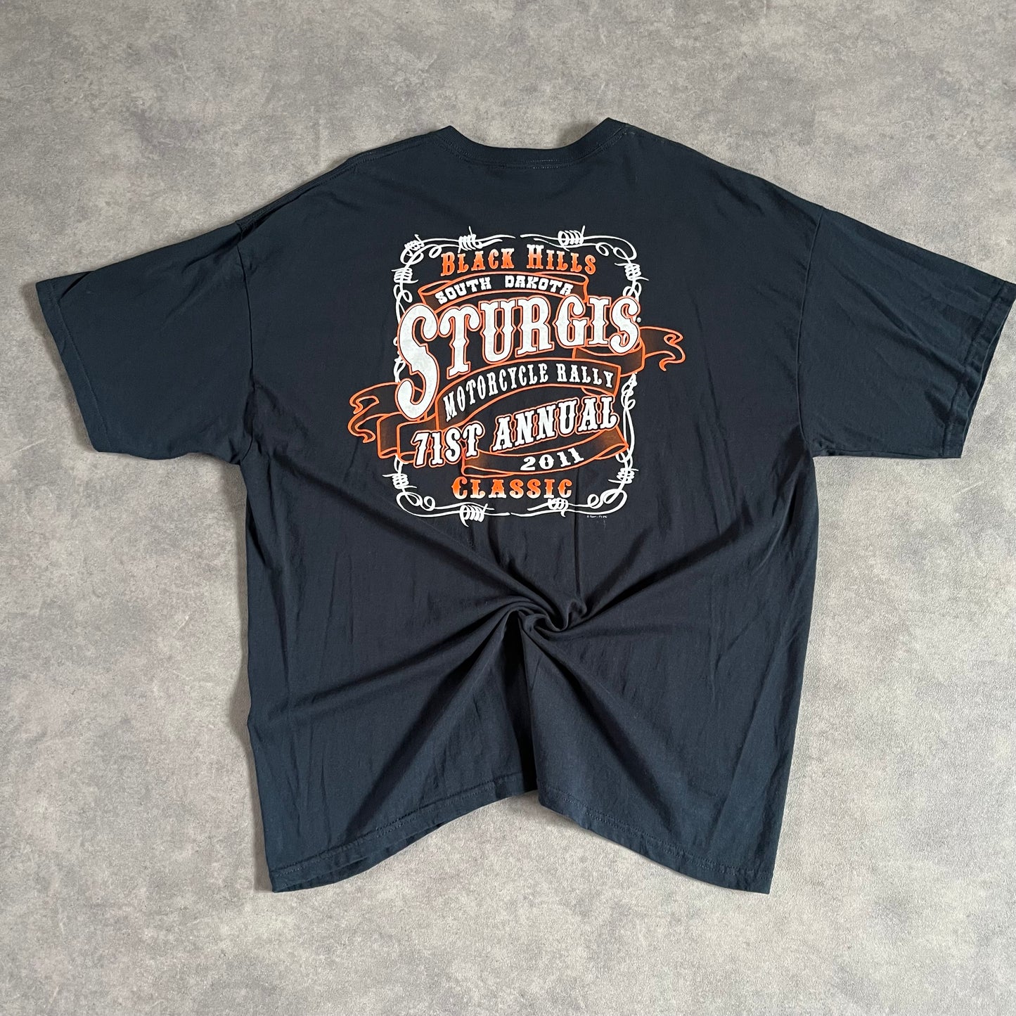 T-shirt Vintage Black Hills MotorCycle 2011