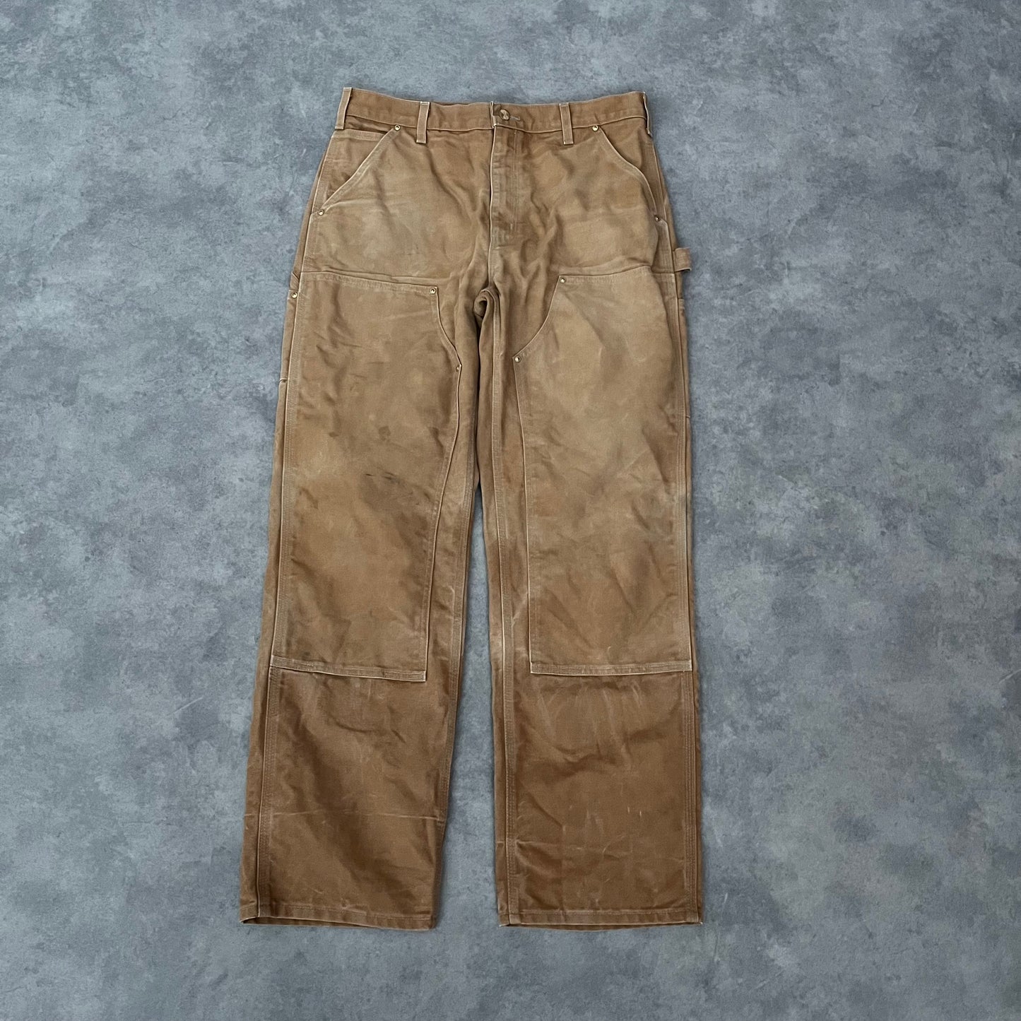 Jean Carhartt double knee style usé