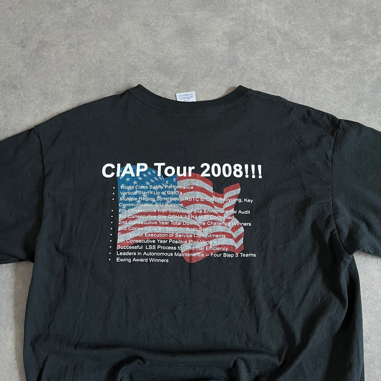 T-shirt Vintage CIAP Tour 2008