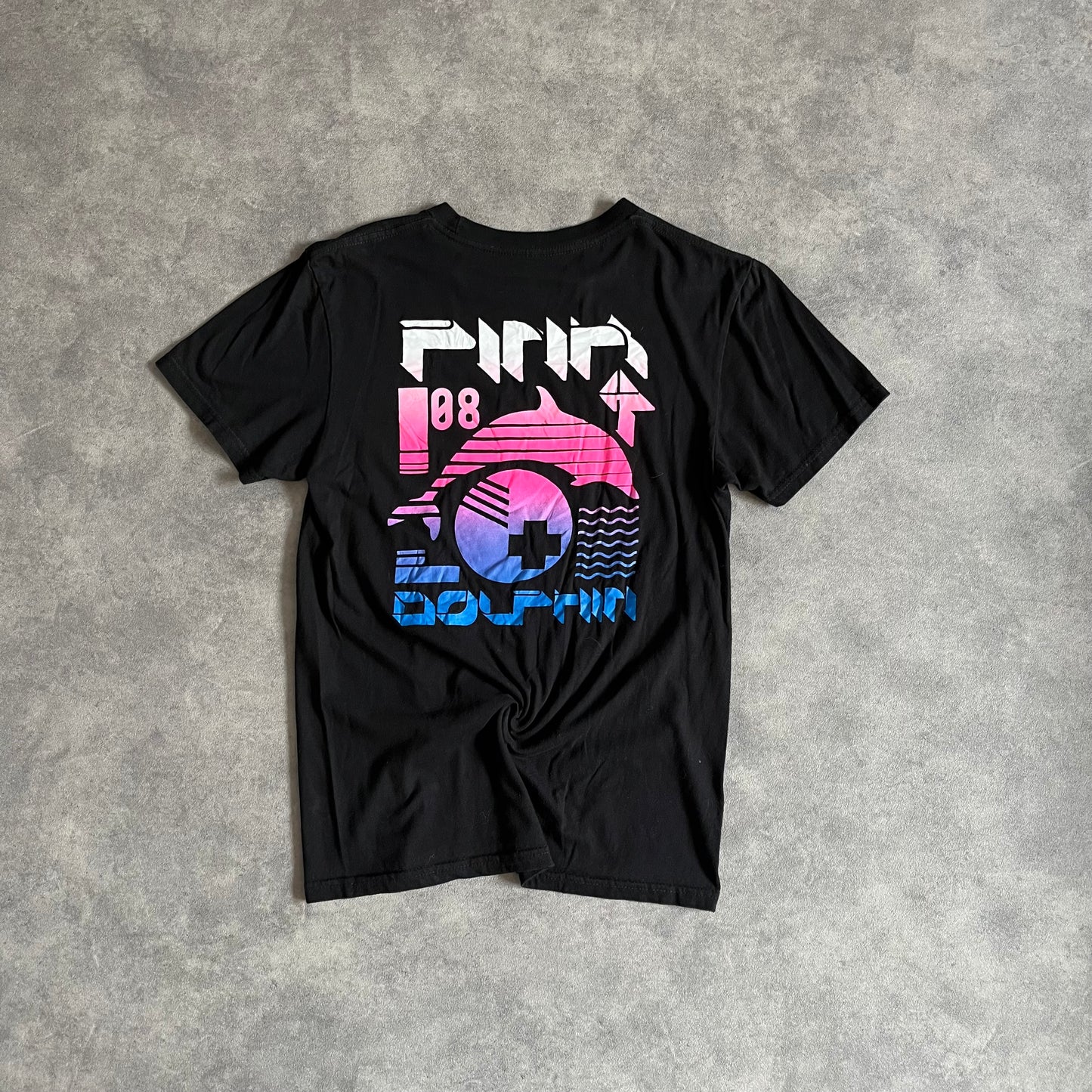 T-shirt Vintage Pink Dolphin