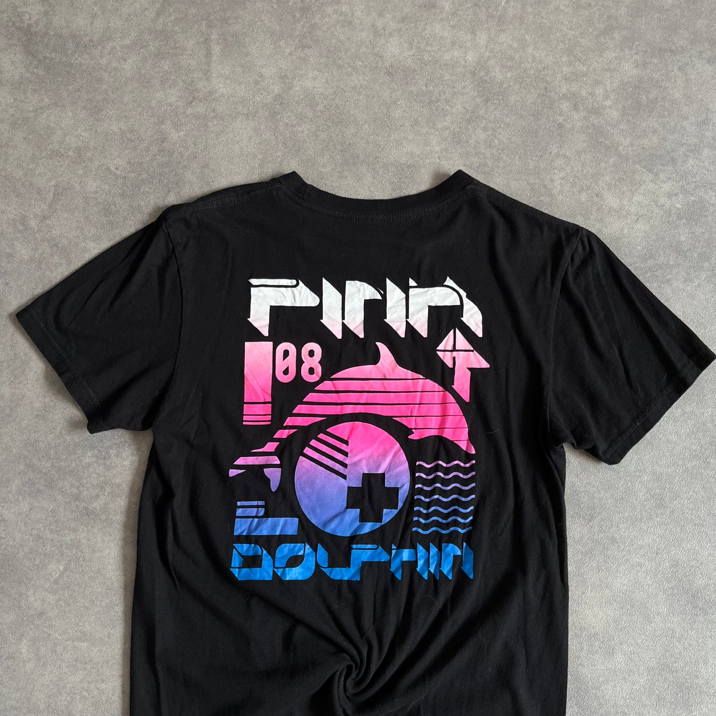 T-shirt Vintage Pink Dolphin