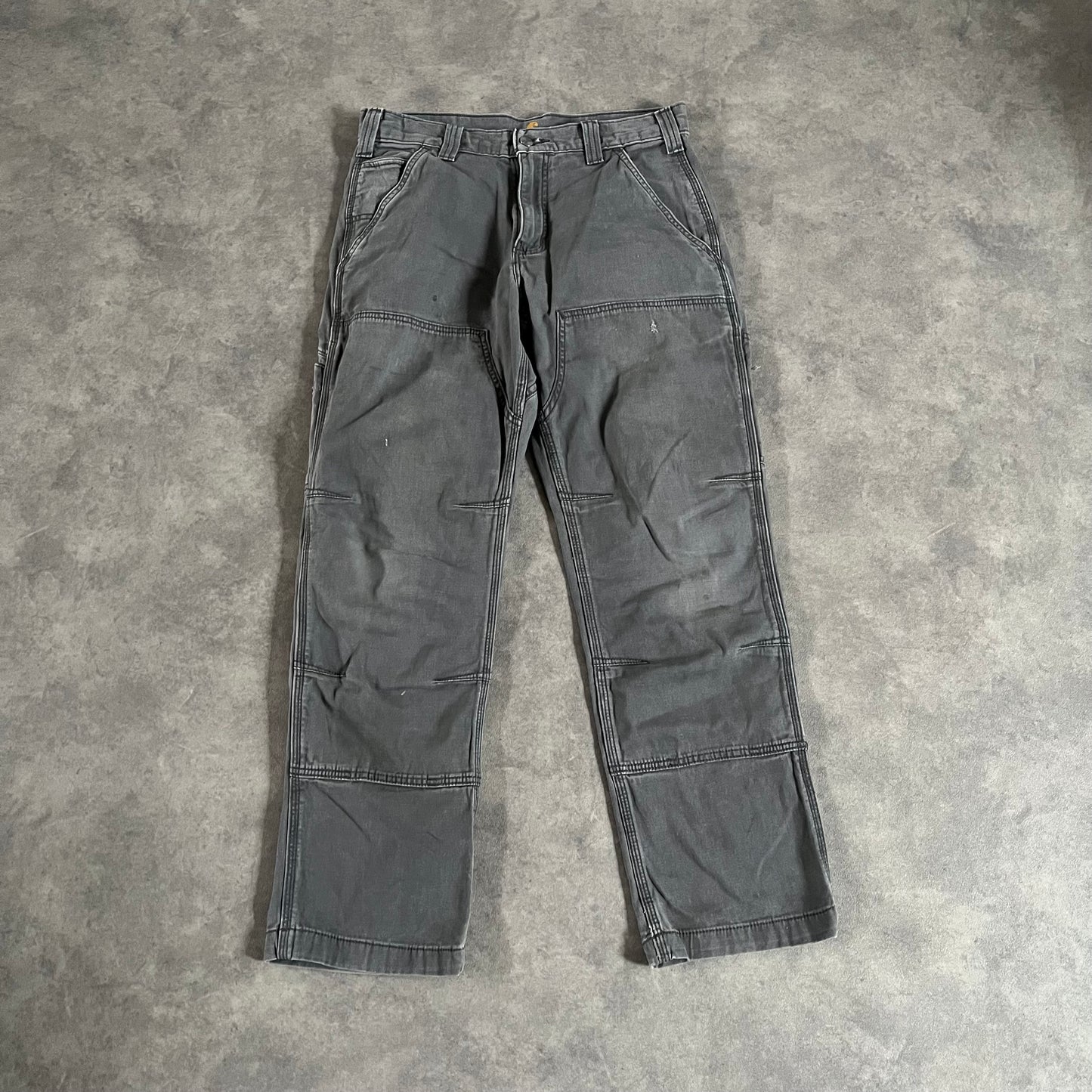 Pantalon Carhartt double knee style usé