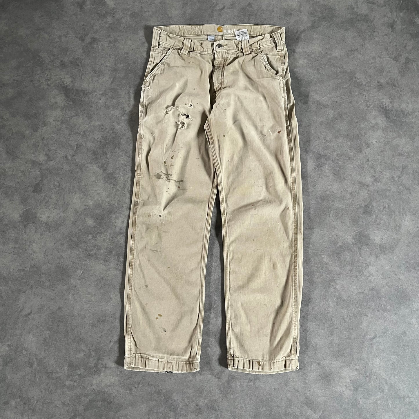 Pantalon Carhartt style usé