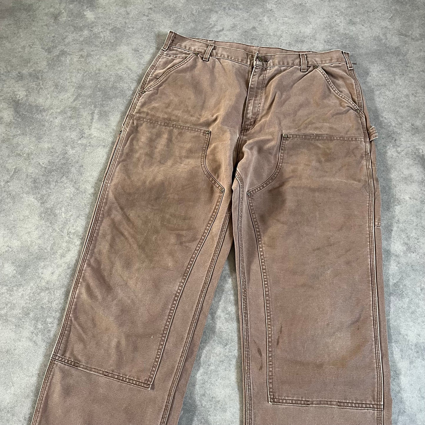 Pantalon Carhartt double knee style usé