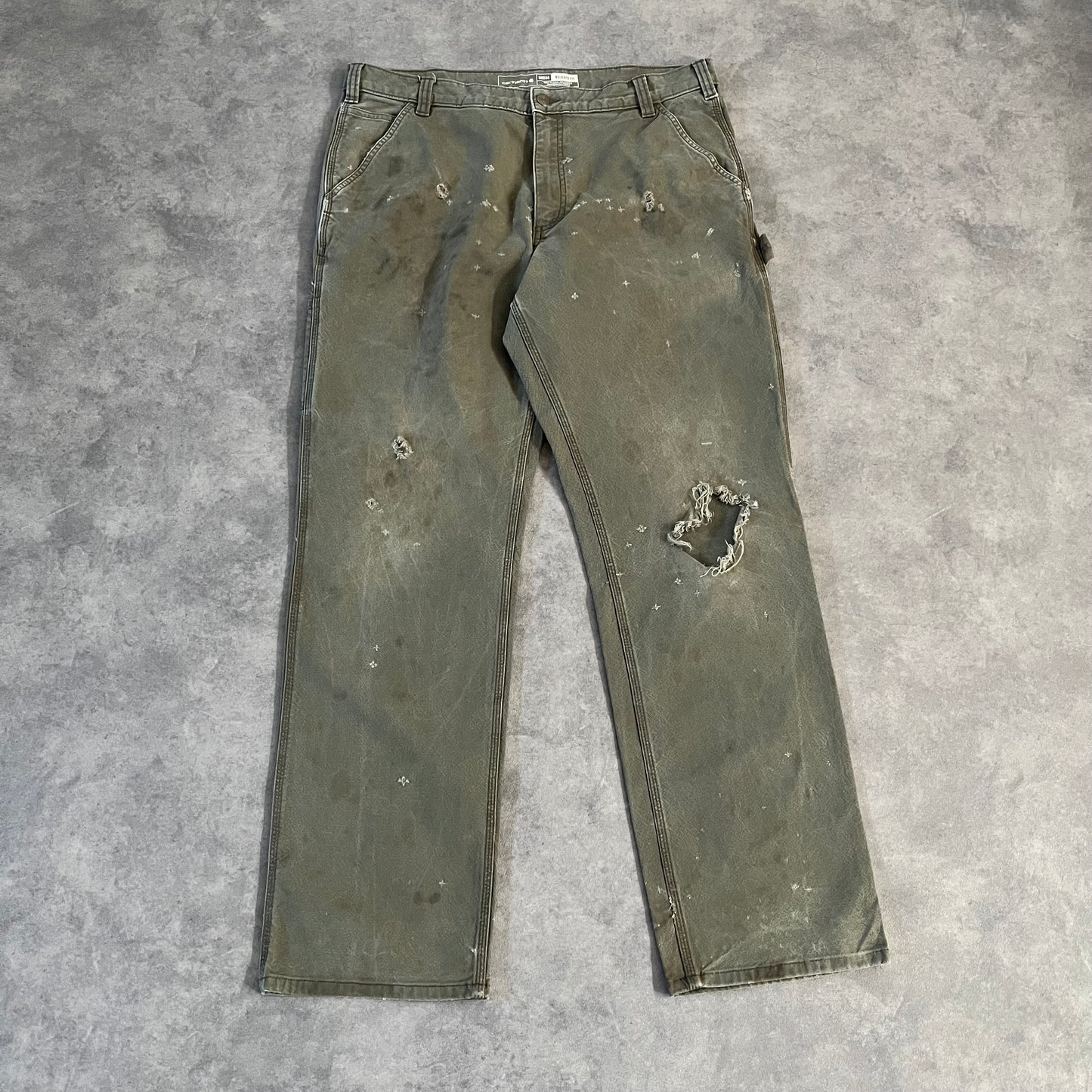 Pantalon Carhartt style usé