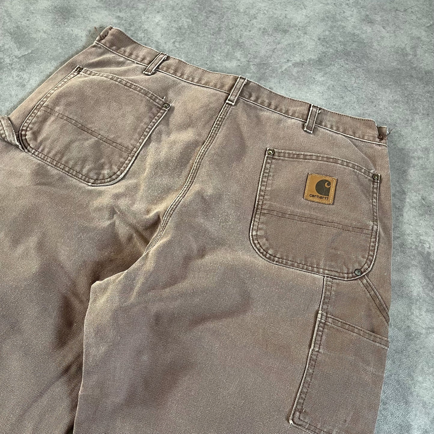 Pantalon Carhartt double knee style usé