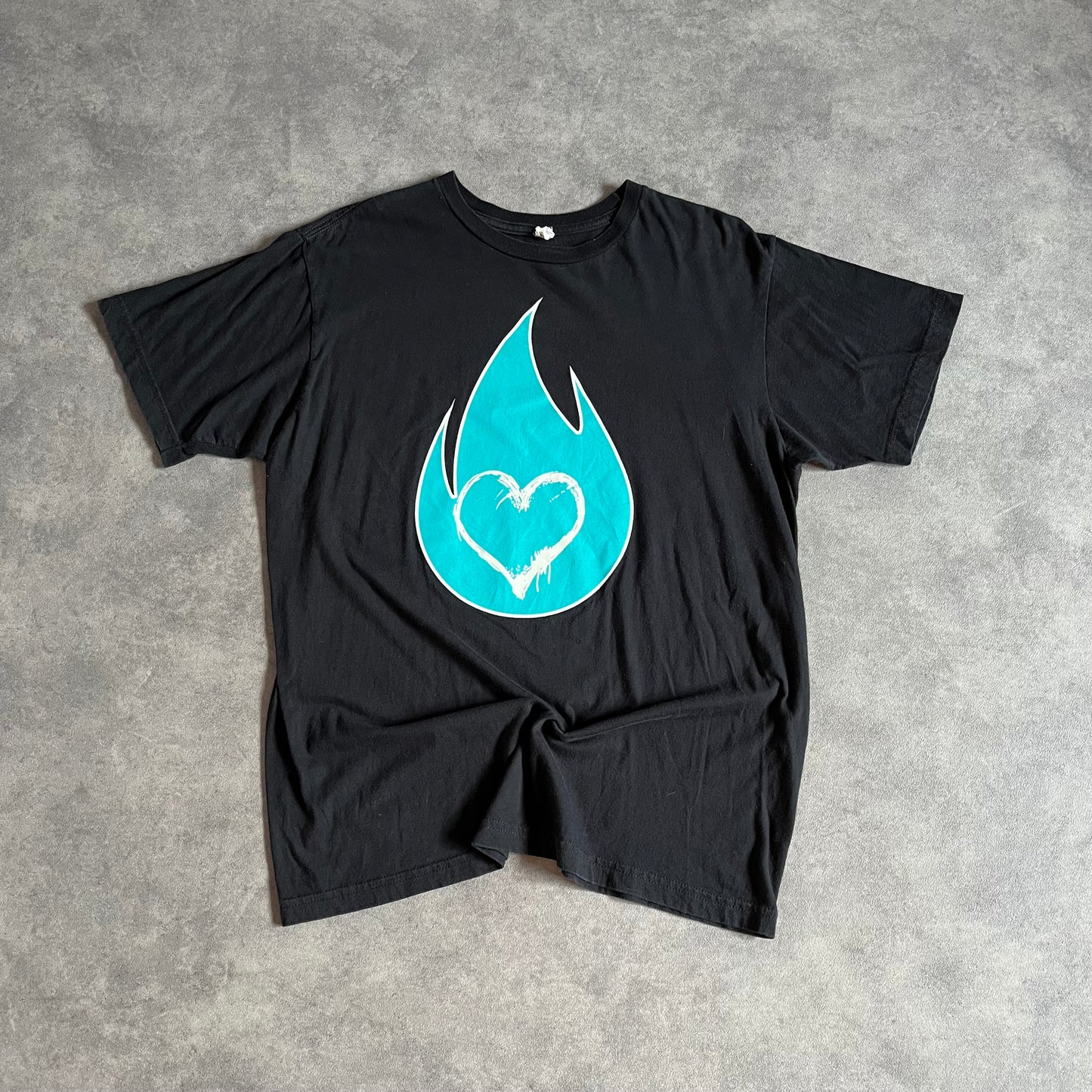 T-shirt Vintage Flamme Bleue