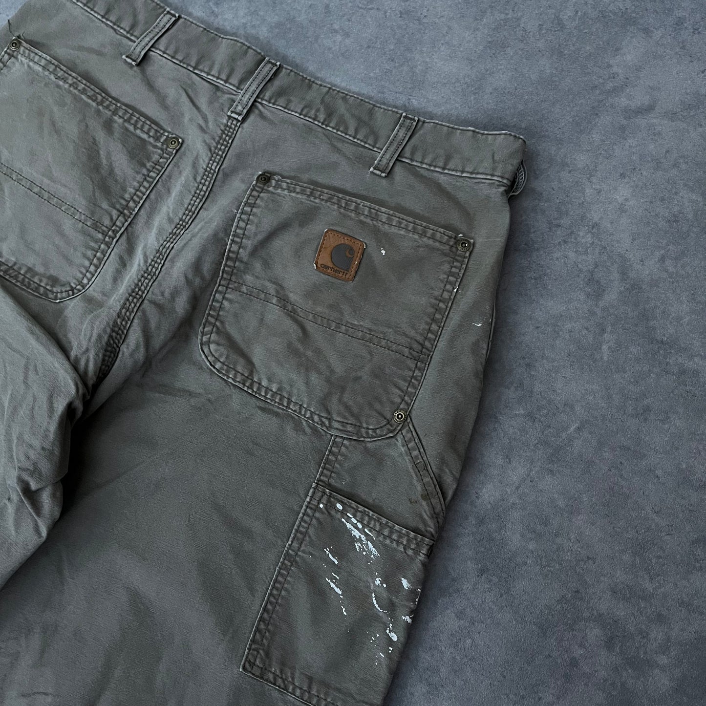 Pantalon Carhartt double knee style usé