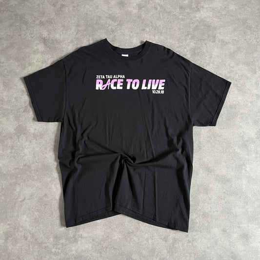 T-shirt Vintage Race to Live