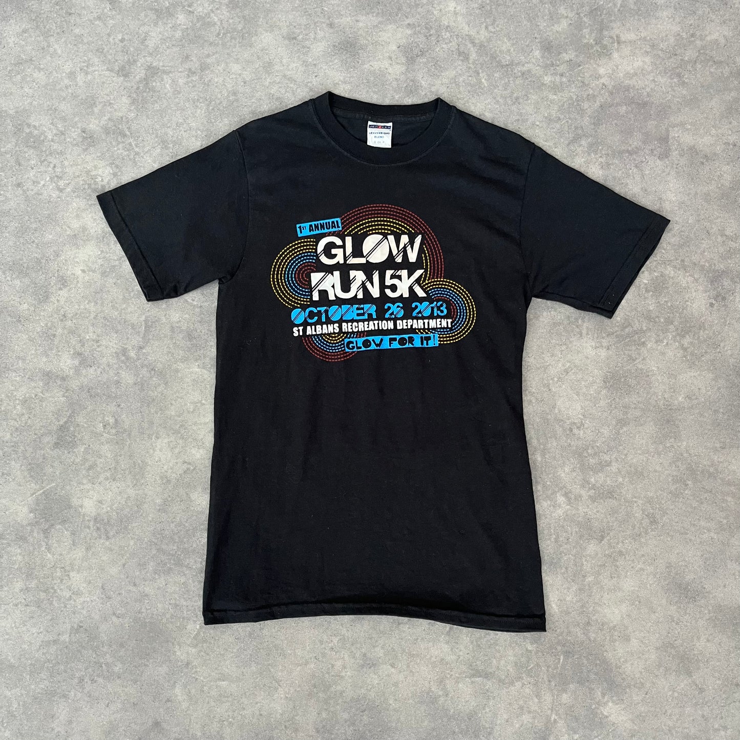 T-shirt Vintage Glow Run 5k