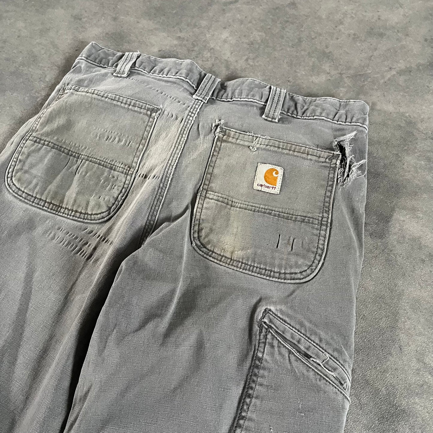 Pantalon Carhartt style usé