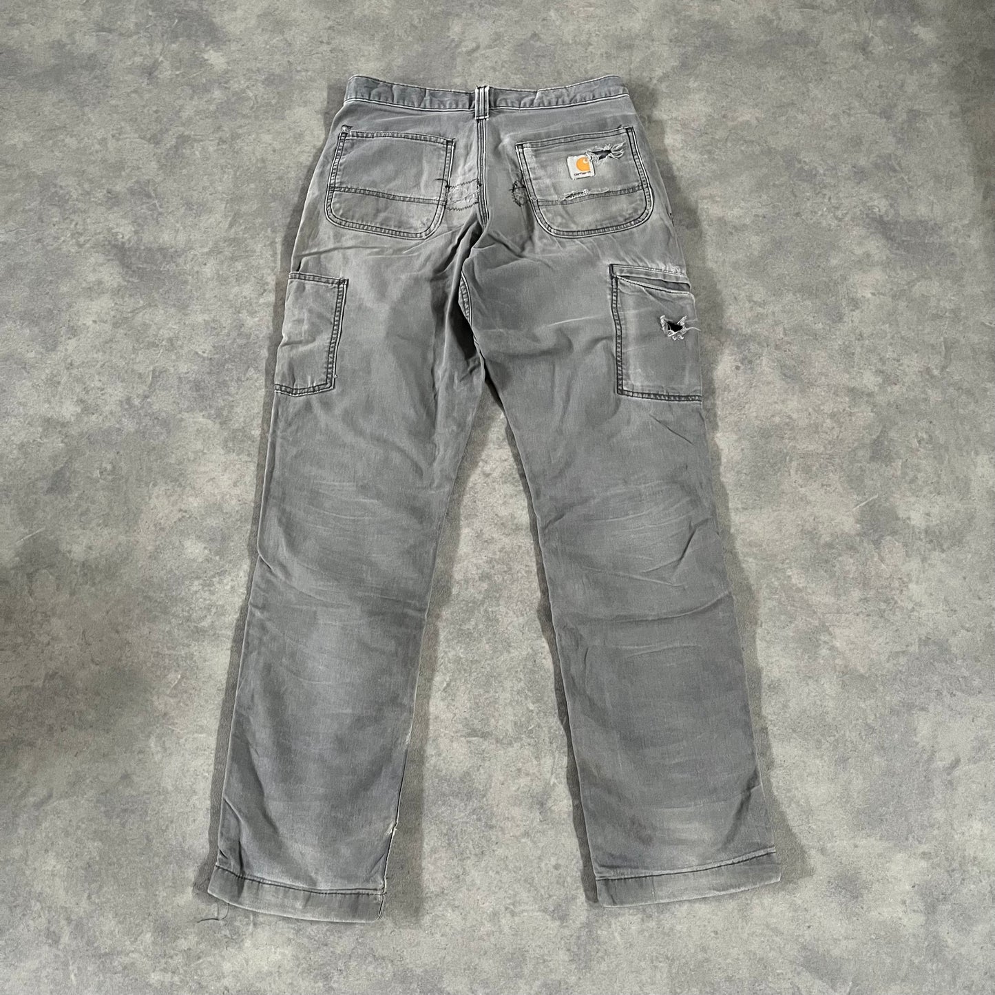 Pantalon Carhartt double knee style usé