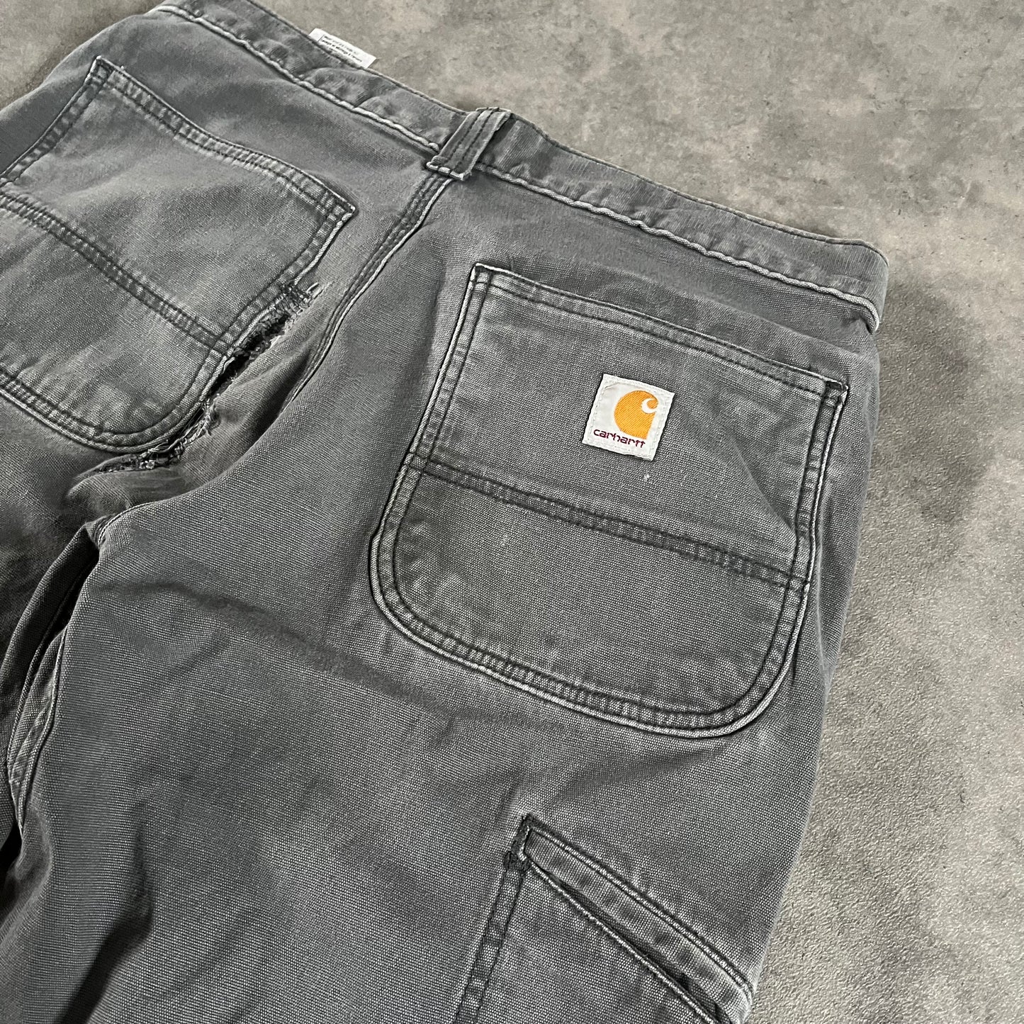 Pantalon Carhartt double knee style usé