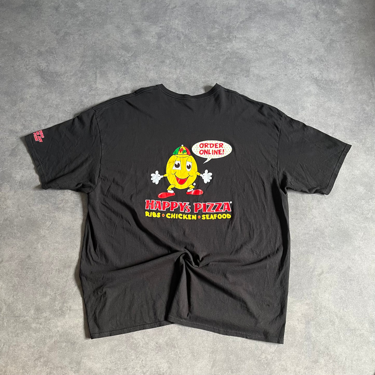 T-shirt Vintage Happy Pizza