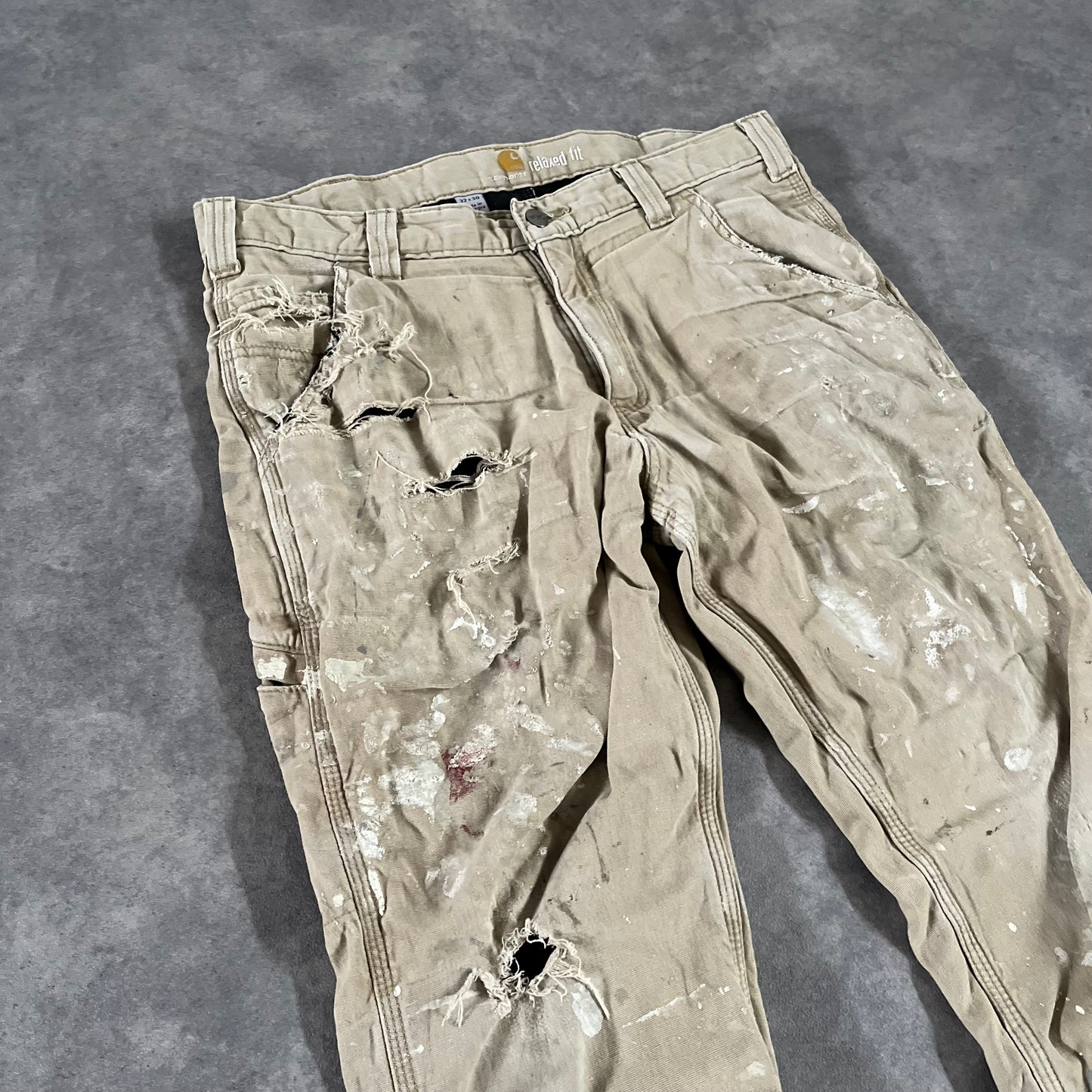 Pantalon Carhartt style usé