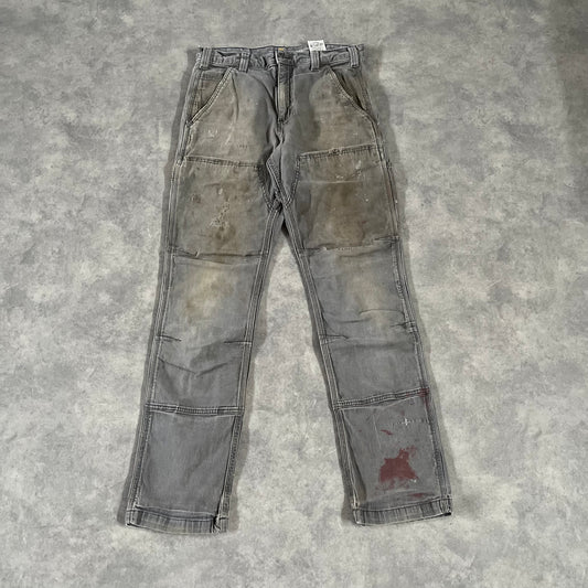 Pantalon Carhartt double knee style usé