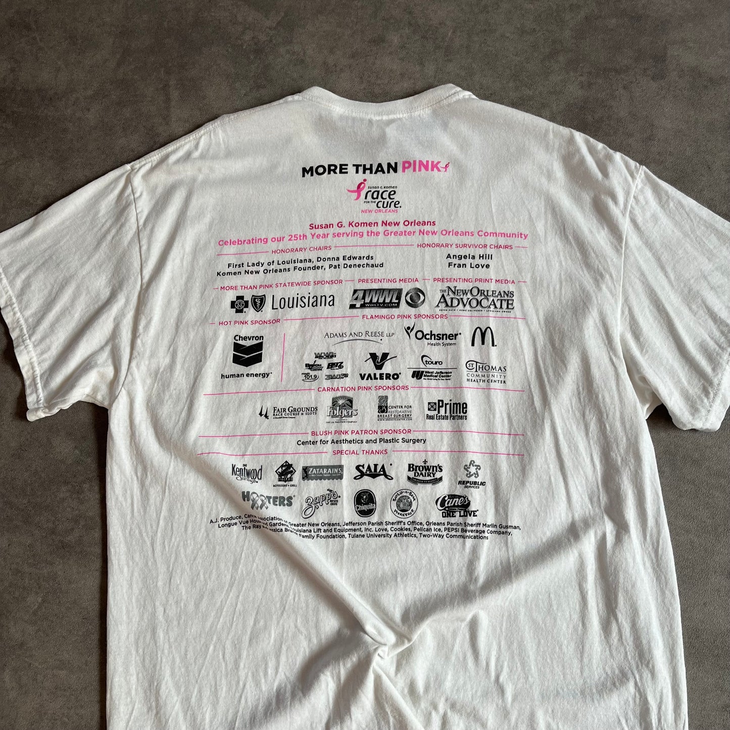 T-shirt Vintage Race for the Cure