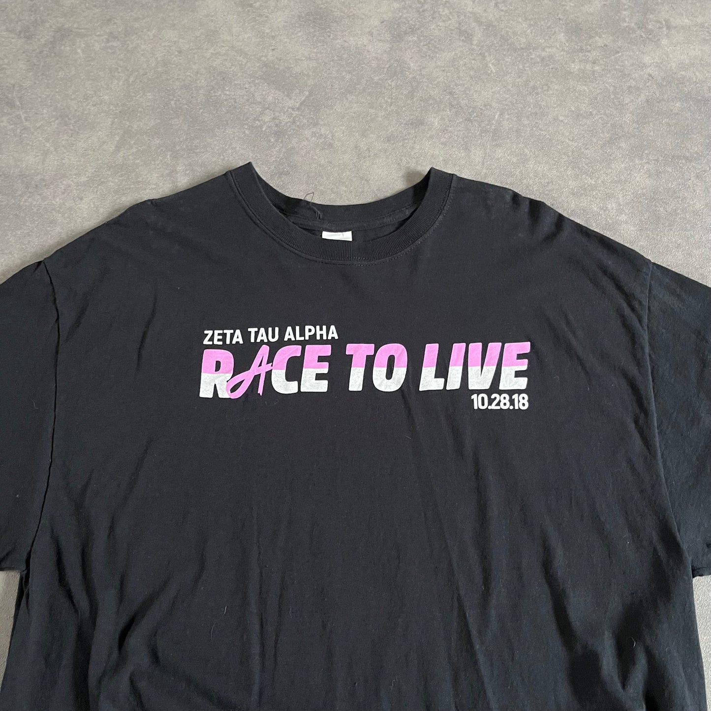 T-shirt Vintage Race to Live