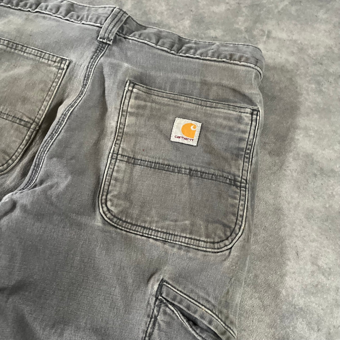 Pantalon Carhartt double knee style usé