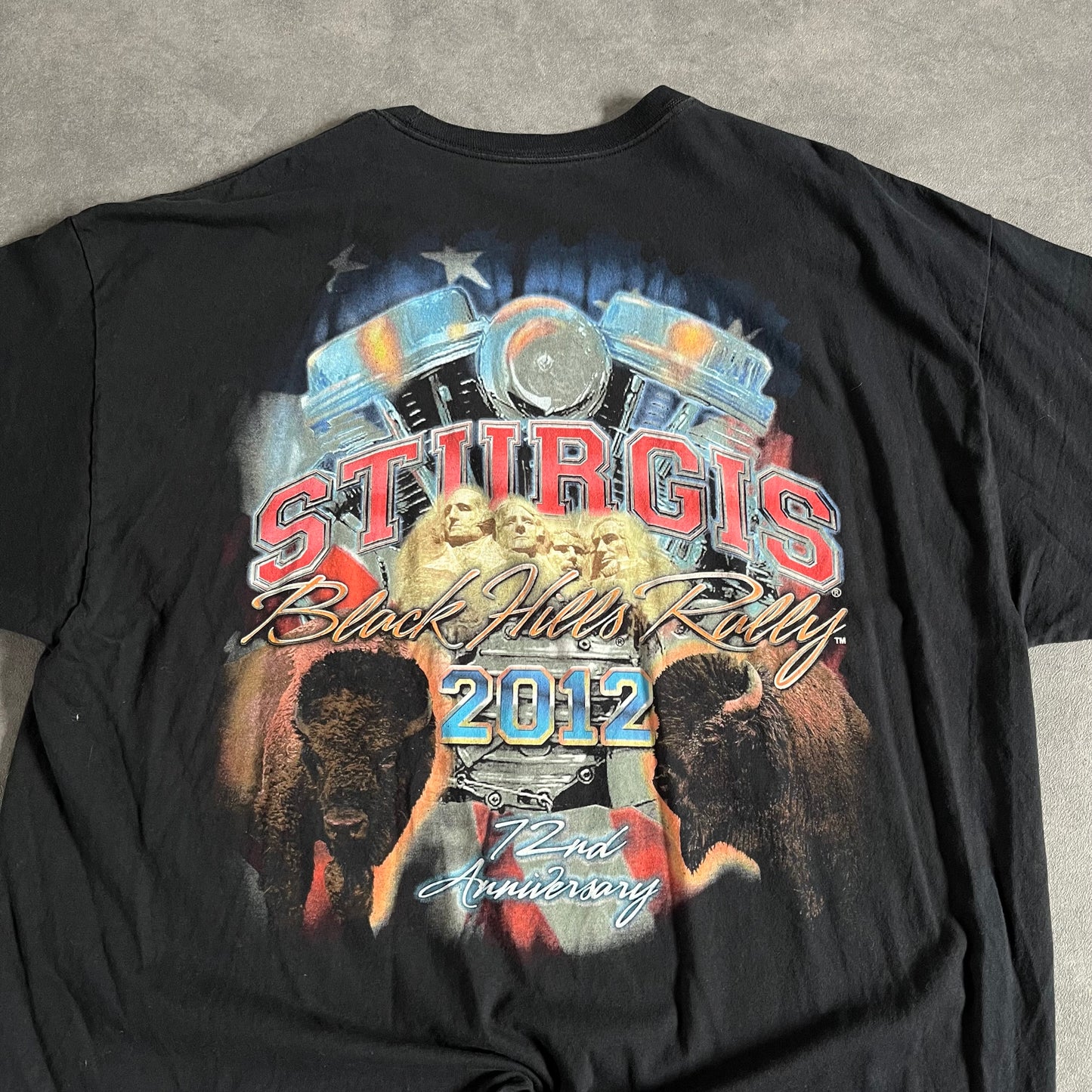 T-shirt Vintage Sturgis Rally 2012