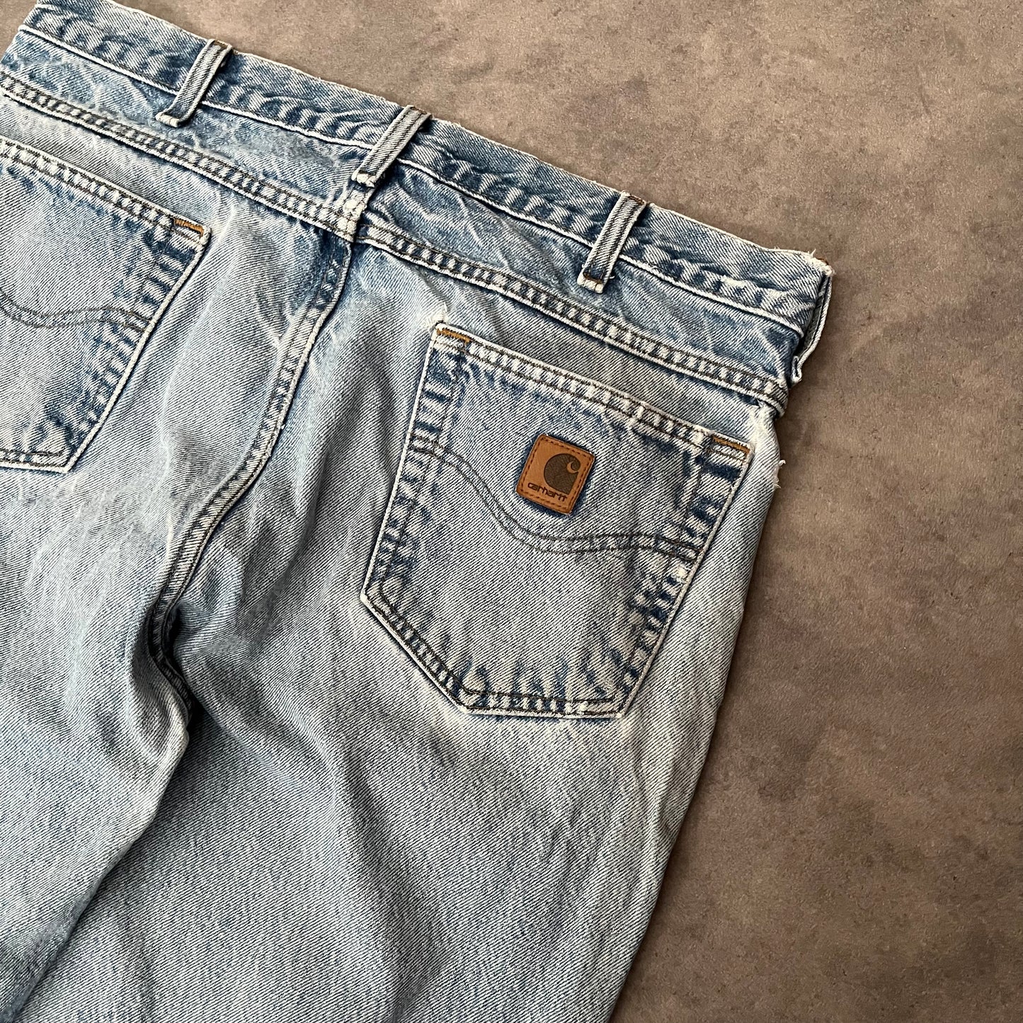 Jean Carhartt style usé