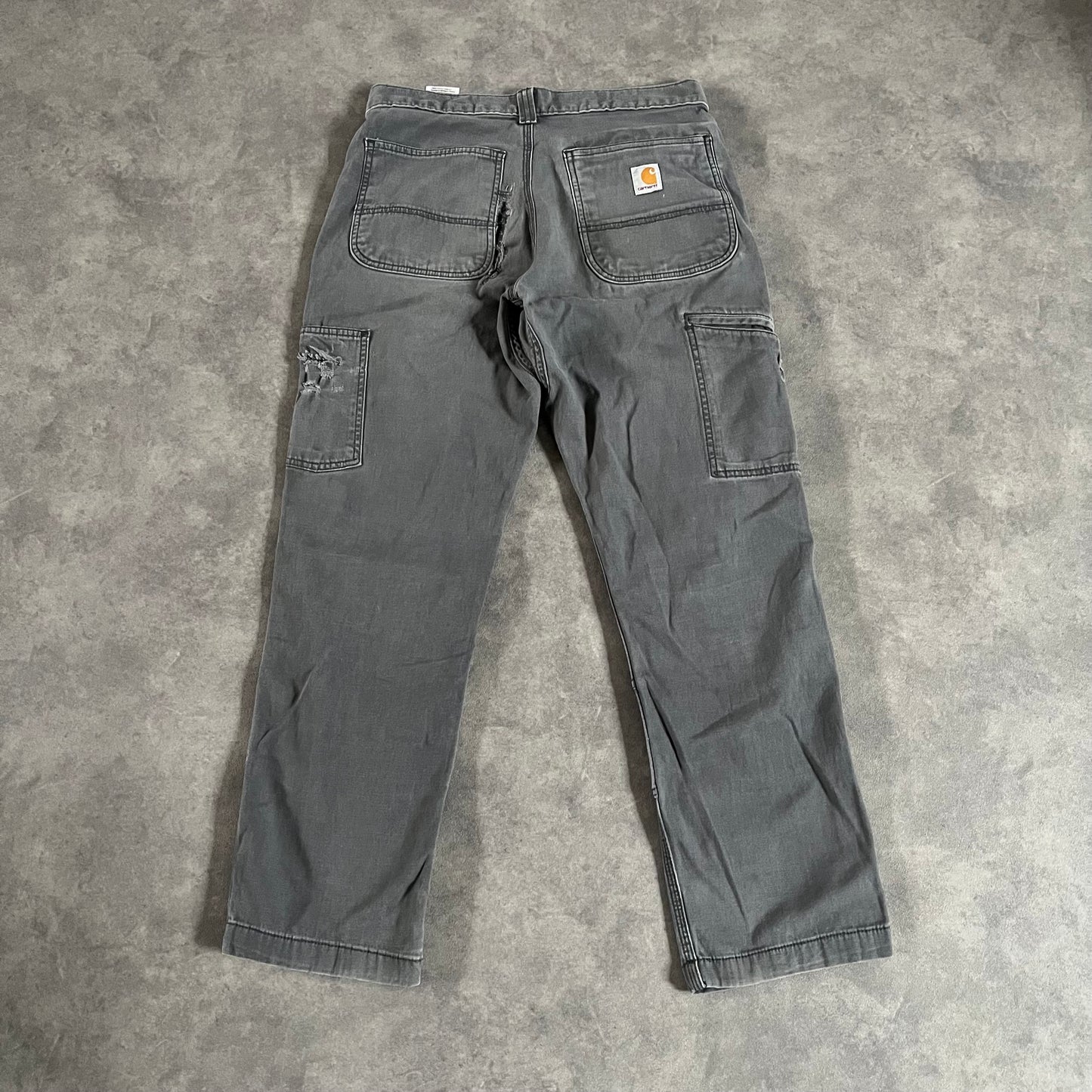 Pantalon Carhartt double knee style usé