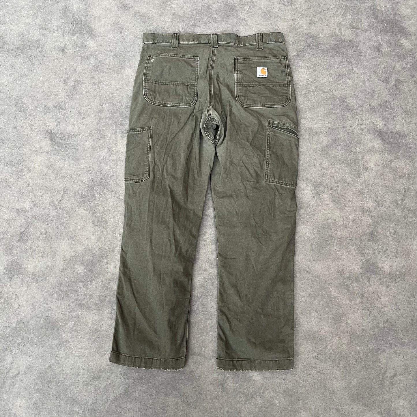 Jean Carhartt double knee style usé