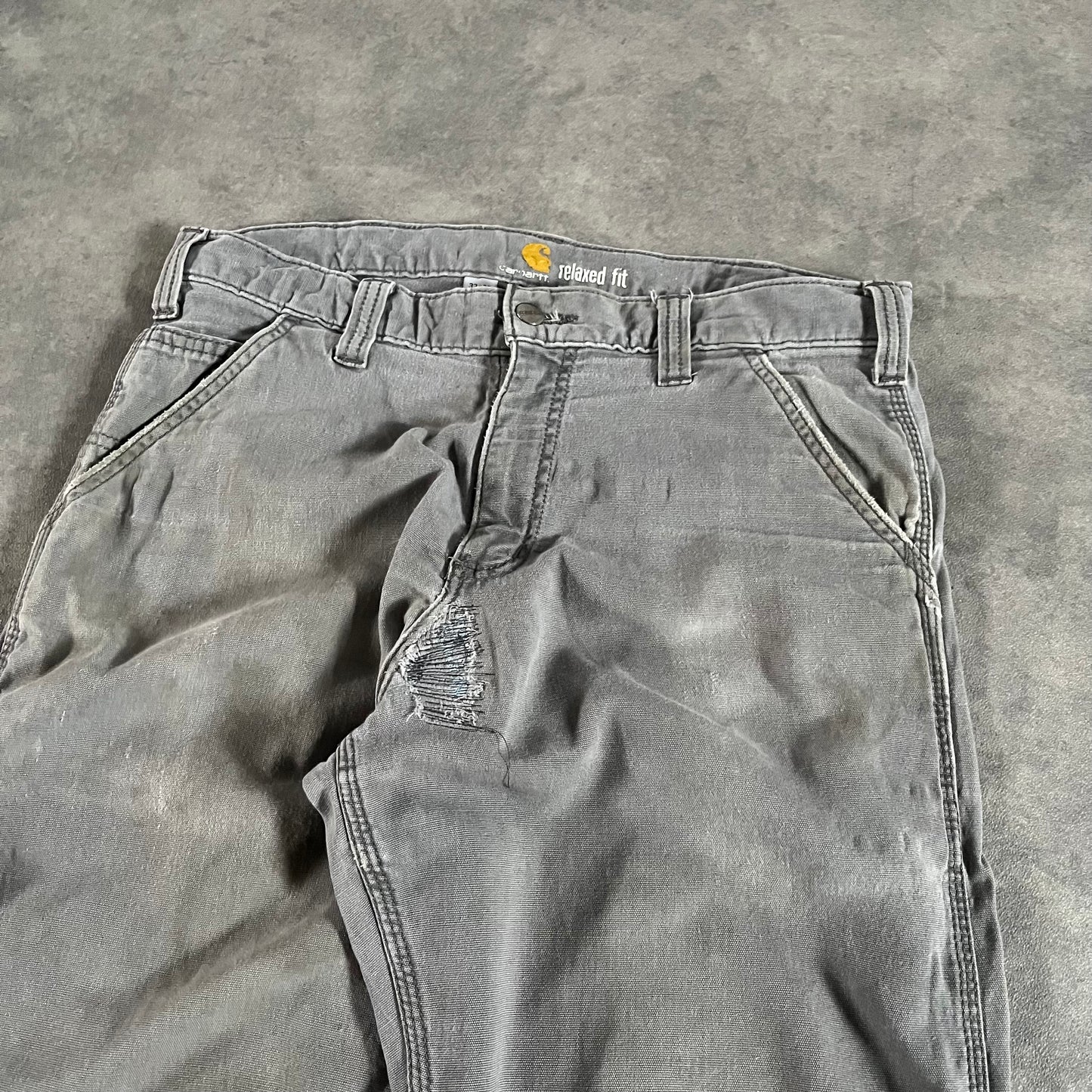 Pantalon Carhartt style usé