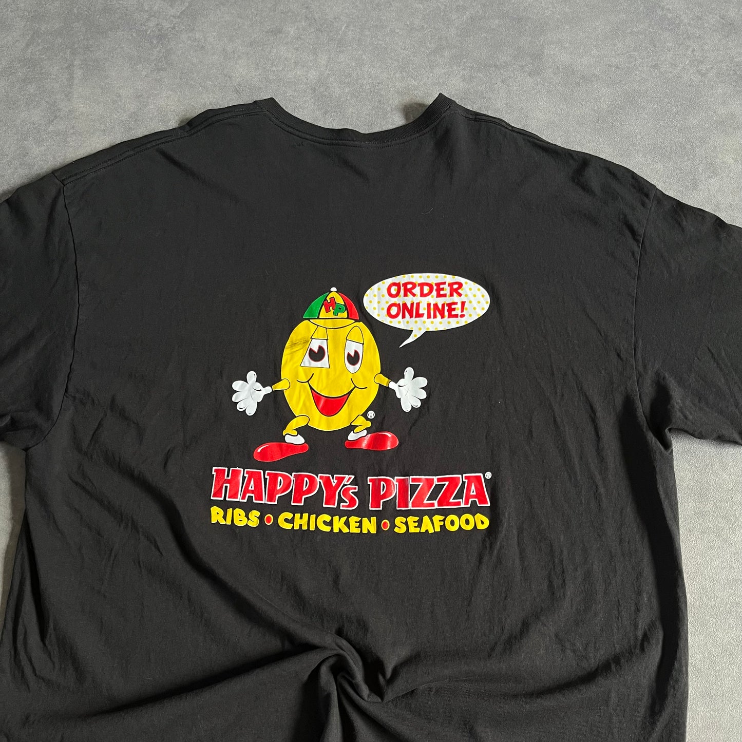 T-shirt Vintage Happy Pizza