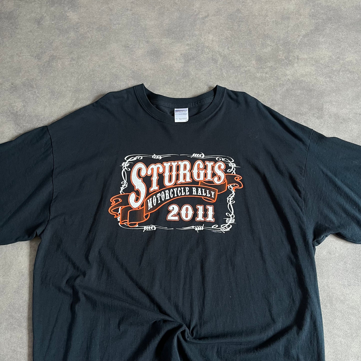 T-shirt Vintage Black Hills MotorCycle 2011