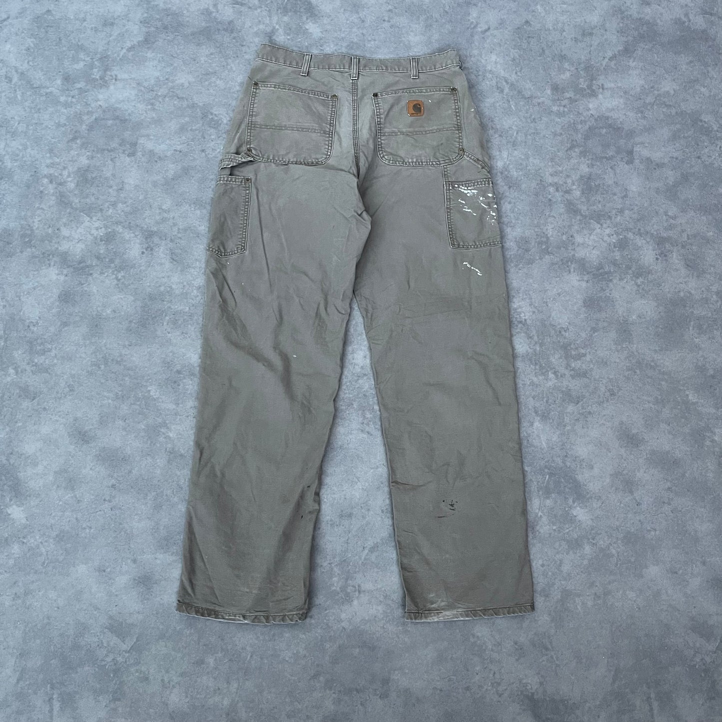 Pantalon Carhartt double knee style usé