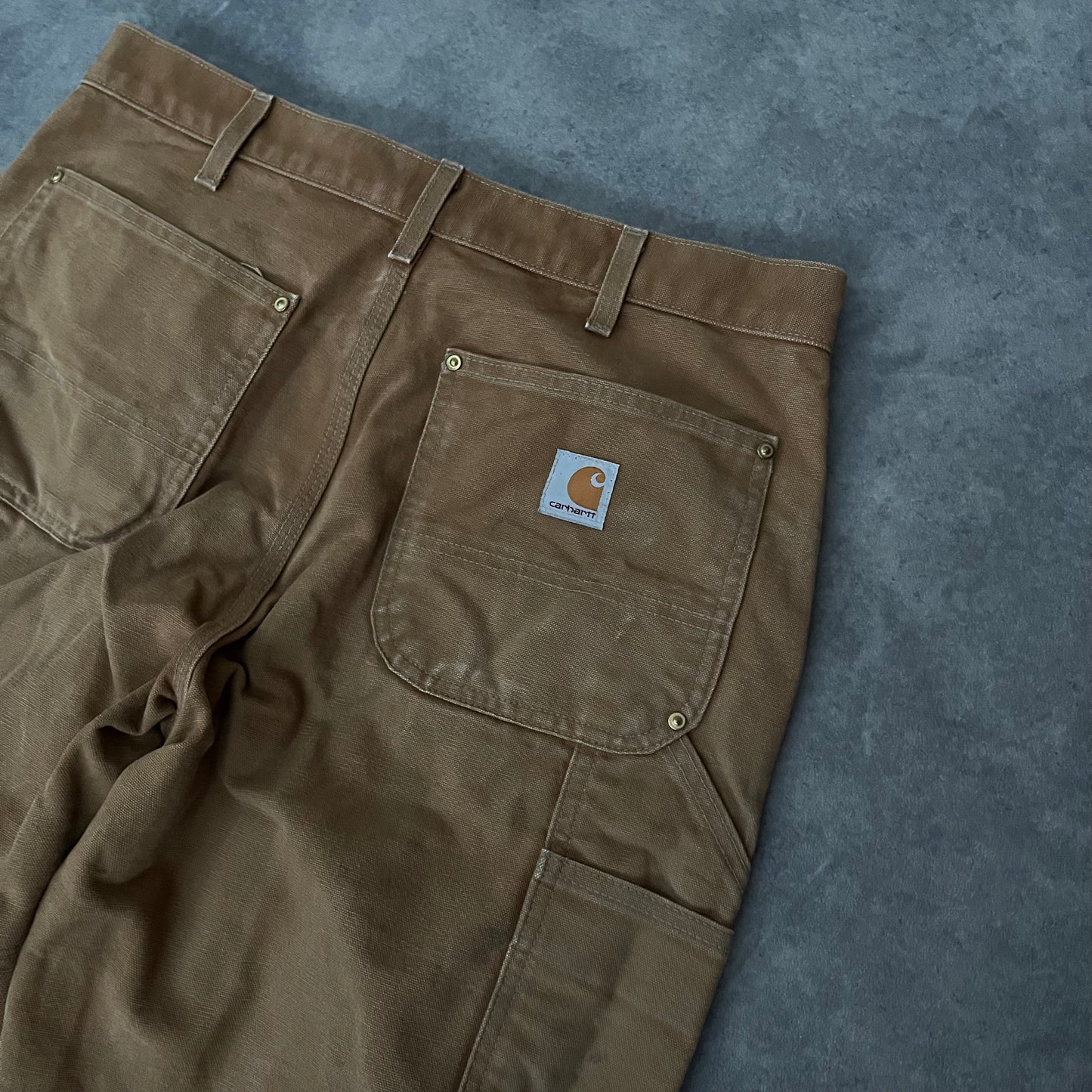 Jean Carhartt double knee style usé