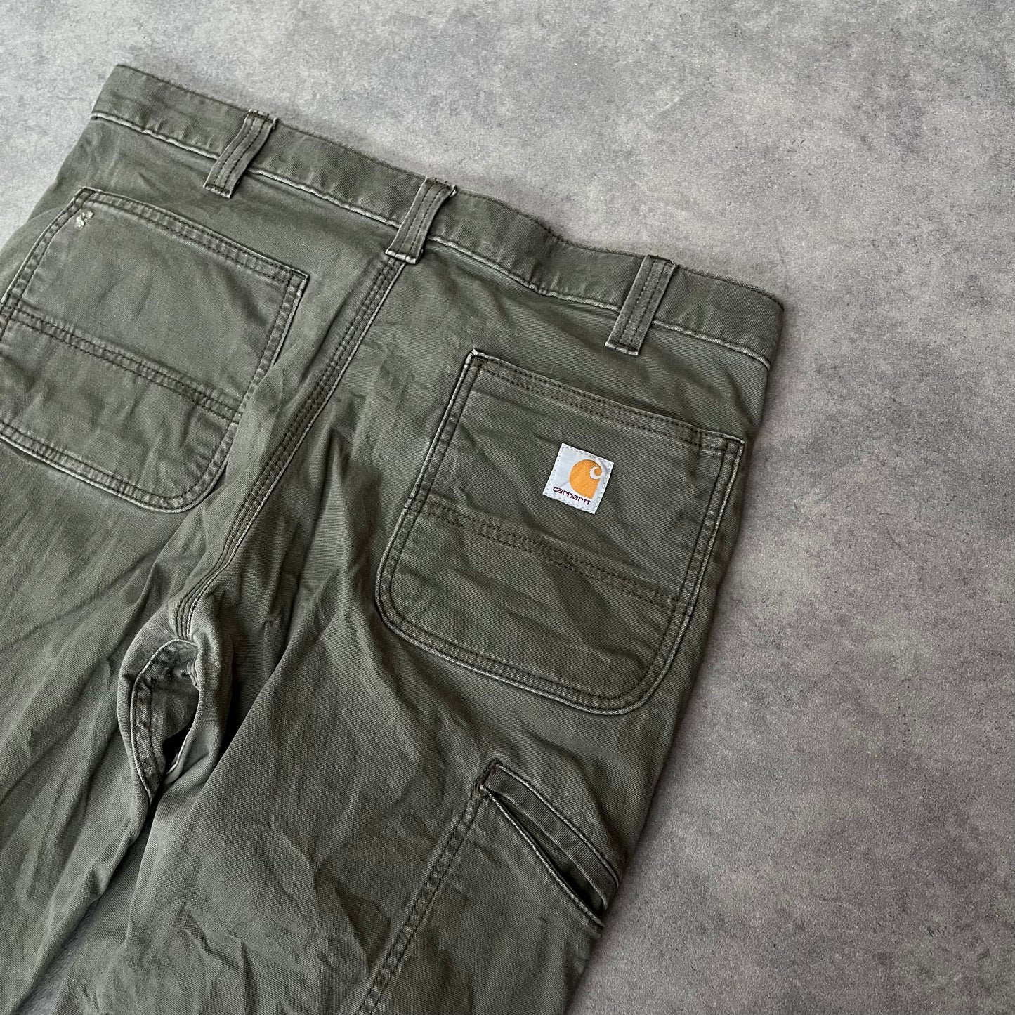 Jean Carhartt double knee style usé